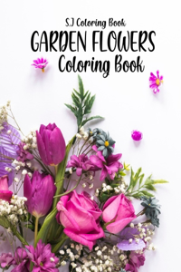 Garden Flowers Coloring Book