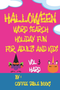 Halloween Word Search Holiday Fun For Adults And Kids