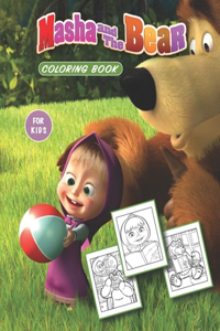 Masha and the bear coloring book