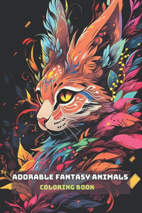 Adorable Fantasy Animals Coloring Book