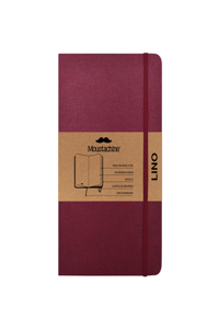 Moustachine Classic Linen Hardcover Burgundy Blank Medium