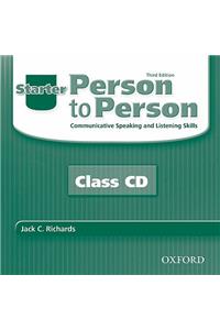 Person to Person Starter Class: Communicative Speaking and Listening Skills