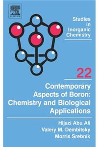 Contemporary Aspects of Boron: Chemistry and Biological Applications