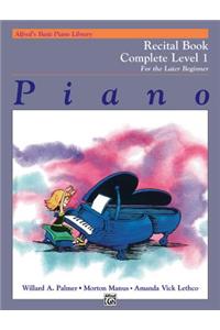 Alfred's Basic Piano Library Recital 1 Complete