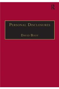 Personal Disclosures