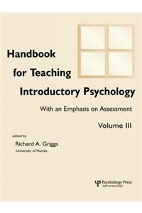 Handbook for Teaching Introductory Psychology