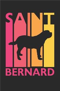 Vintage Saint Bernard Notebook - Gift for Saint Bernard Lovers - Saint Bernard Journal