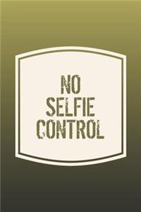 No Selfie Control