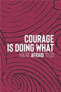 Courage Is Doing What You Re Afraid To Do