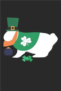 St. Patrick's Day Notebook - St. Patrick's Day Gift for Animal Lover - St. Patrick's Day Rabbit Journal - Rabbit Diary