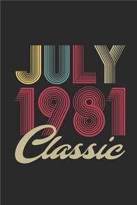 Classic July 1981