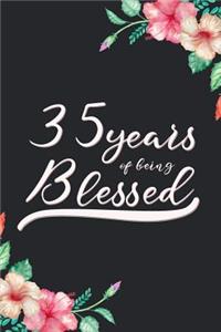Blessed 35th Birthday Journal