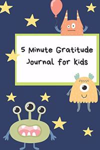 5 Minute Gratitude Journal For Kids