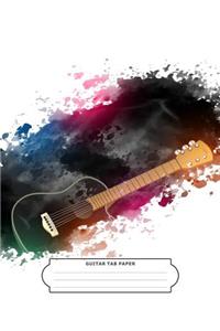 Guitar Tab Paper