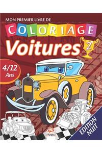 Mon premier livre de coloriage - Voitures 2 - Edition nuit