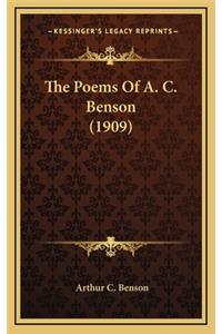 The Poems of A. C. Benson (1909)