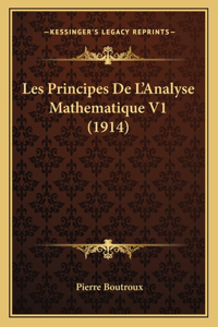 Les Principes De L'Analyse Mathematique V1 (1914)