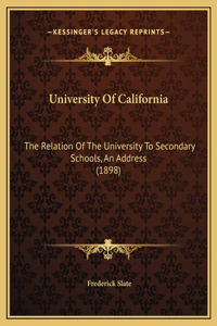 University Of California
