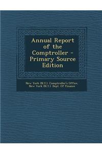 Annual Report of the Comptroller