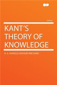 Kant's Theory of Knowledge