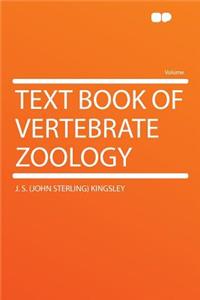 Text Book of Vertebrate Zoology