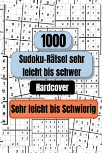 1000 Sudoku-Rätsel sehr leicht bis schwer, HARDCOVER