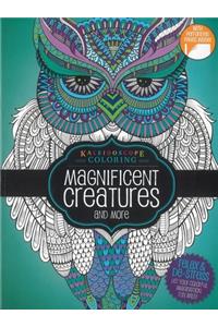 Kaleidoscope Coloring: Magnificent Creatures