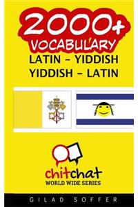 2000+ Latin - Yiddish Yiddish - Latin Vocabulary