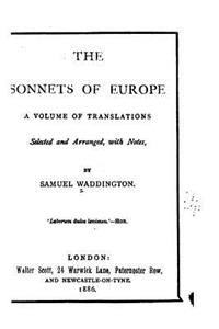 Sonnets of Europe, a Volume of Translations