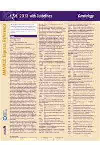 CPT 2013 Express Reference Coding Card Cardiology
