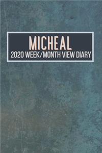 MICHEAL 2020 Week/Month View Diary