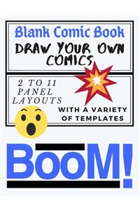 Blank Comic Book Notebook For Kids