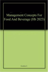 Management Concepts For Food And Beverage (Hb 2023)