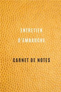 Carnet d'organisation d'entretien d'embauche pour noter et garder la traçabilité de vos entretiens d'embauche, la préparation, informations sur l'entreprise