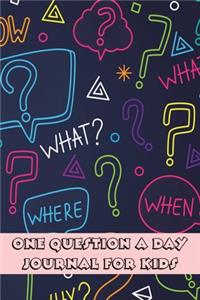 One Question a Day Journal for Kids