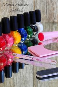 Woman Manicure Notebook