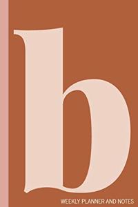 b - Weekly Planner and Notes