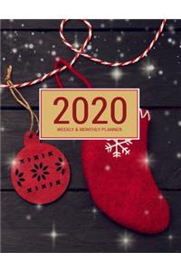 2020 Planner Weekly & Monthly 8.5x11 Inch