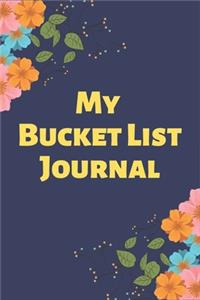 My Bucket List Journal