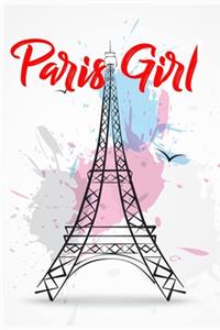 Paris Girl Travel Notebook Journal