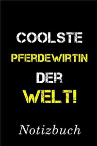 Coolste Pferdewirtin Der Welt Notizbuch
