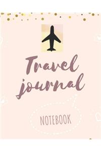 Travel journal notebook: Complete travel or trip planner and organizer