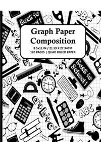 Graph Paper Composition Notebook