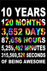 10 Years Of Being Awesome