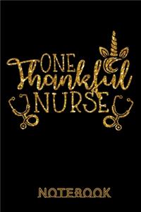 One Thankful Nurse Notebook