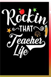 Rockin' That Teacher Life Notebook