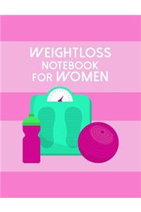 Weight Loss Notebook For Women