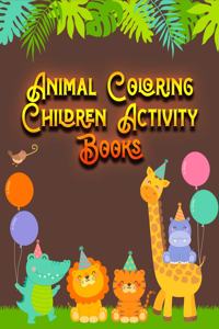 Animal Coloring Children Activity Books