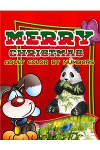 Merry Christmas Adult Color By Numbers