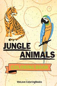 Jungle Animals Coloring Book